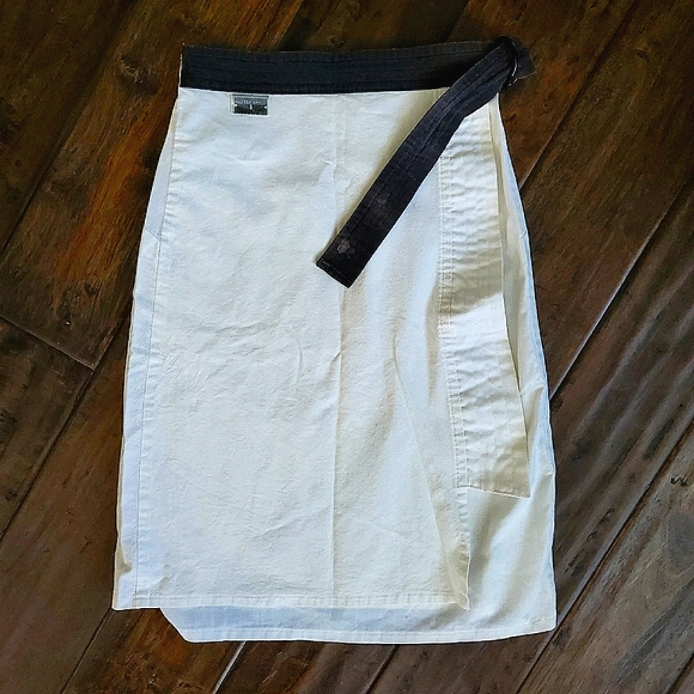 Vintage Grey Ant karate wrap skirt.